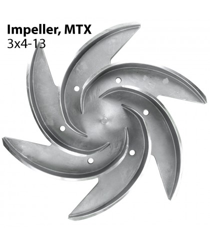 MTX Impeller, 3x4-13, CD4MCuN