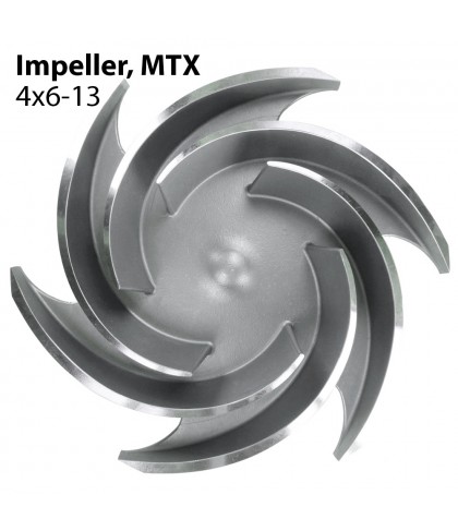 MTX Impeller, 4x6-13, CD4MCuN