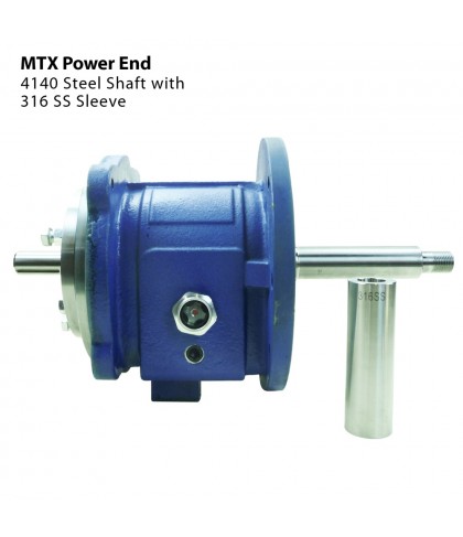 MTX Power End, 4140 Steel Shaft with 316 SS Sleeve