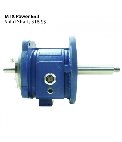 MTX Power End, Solid 316 SS Shaft