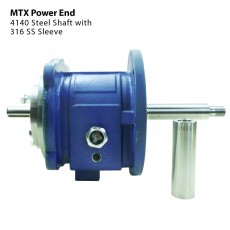 MTX Power End, 4140 Steel Shaft with 316 SS Sleeve